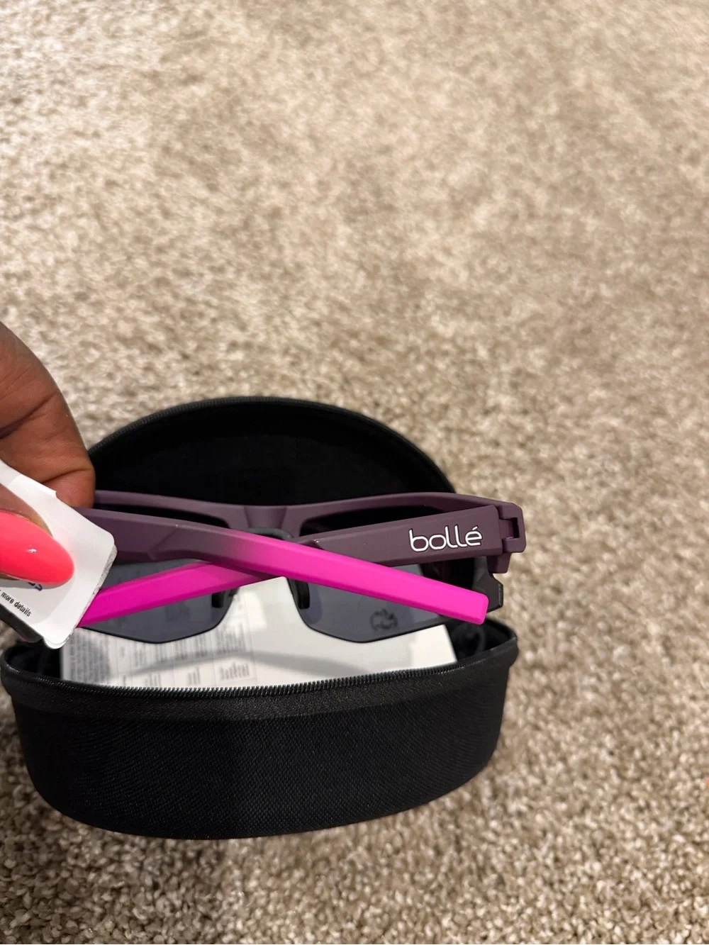 Bollé Bolt 2.0 Sunglasses in Burgundy Pink Matte